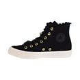 thumbnail image 4 of Converse Chuck Taylor All Star Hi Frilly Thrills Suede Women's Shoes Black/Gold 563422c, 4 of 6