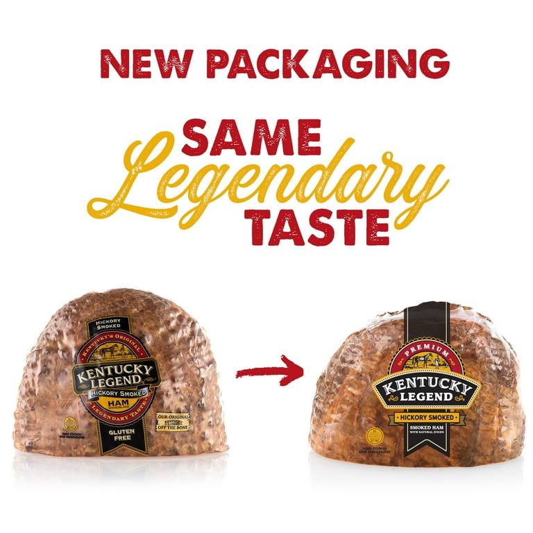 Kentucky Legend Hickory Smoked Boneless Half Ham, Fully Cooked