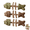 3PCS A&B&C#110, variant on 2026 New Creative Fish Bone Cat Toy, Fishbone Shape Cat Dental Chews, Durable Wooden Feline Teeth Cleaner, Catnip Silvervine Cat Chew Toys for Indoor Cats 1PCS B