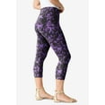 thumbnail image 3 of Roaman's Women's Plus Size Petite Plus Size Essential Stretch Capri Legging, 3 of 6