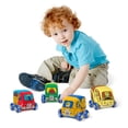 thumbnail image 3 of Set de juguetes Melissa & Doug Pull-Back Construction Vehicles 9m+, 3 of 9