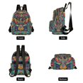 thumbnail image 4 of FORMRS Mini Backpack Purse for Women Quilted Travel Daypack Casual Shoulder Bag, Abstract Eagle, 4 of 7