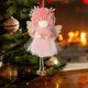 thumbnail image 2 of Adorno Navideño De Peluche Con Falda De Ángel, Colgante, Muñeca Mona, Regalo, Colgante Para Árbol De Navidad, 2 of 6