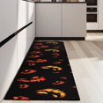 thumbnail image 4 of Spooky Halloween Faces Pattern Kitchen Rug Mat,Kitchen Runner Rugs Non Skid Washable,Decorative Kitchen Floor Mats for Kitchen,Sink,Laundry,17"X47", 4 of 5