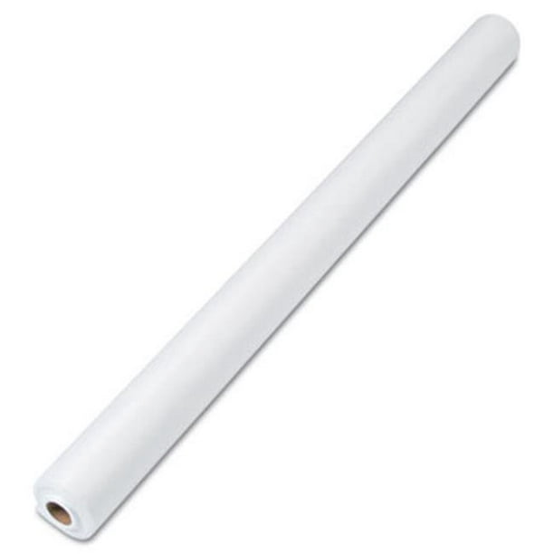 Tablemate LS4050WH Lin-Soft Non-Tissé Banquet Roll-To-Fit- 40&amp;quot; x 50&amp;apos;- Blanc