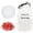 White, variant on Kokovifyves Plastic Reusable Food Storage Covers Elastic Bowl Covers Wrap Outdoor Picnic