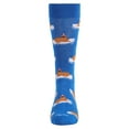 thumbnail image 2 of MeMoi Men's Festive Walrus Novelty Crew Socks - Mens - Male, 10-13, Blue, 2 of 6