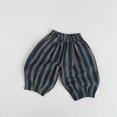 thumbnail image 2 of RUTAYY Toddler Vertical Striped Pants Loose Slacks For Kids Trouser Soft Infants Pants, 2 of 6