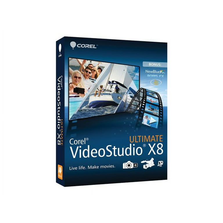 Corel VideoStudio Pro X8 Ultimate - License - 1 User - Download.