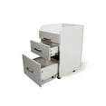 thumbnail image 2 of Milan Pedicure Trolley Pedi Rolling Cart Nail Salon Spa Storage Drawer, White / Ash Grey, 2 of 7