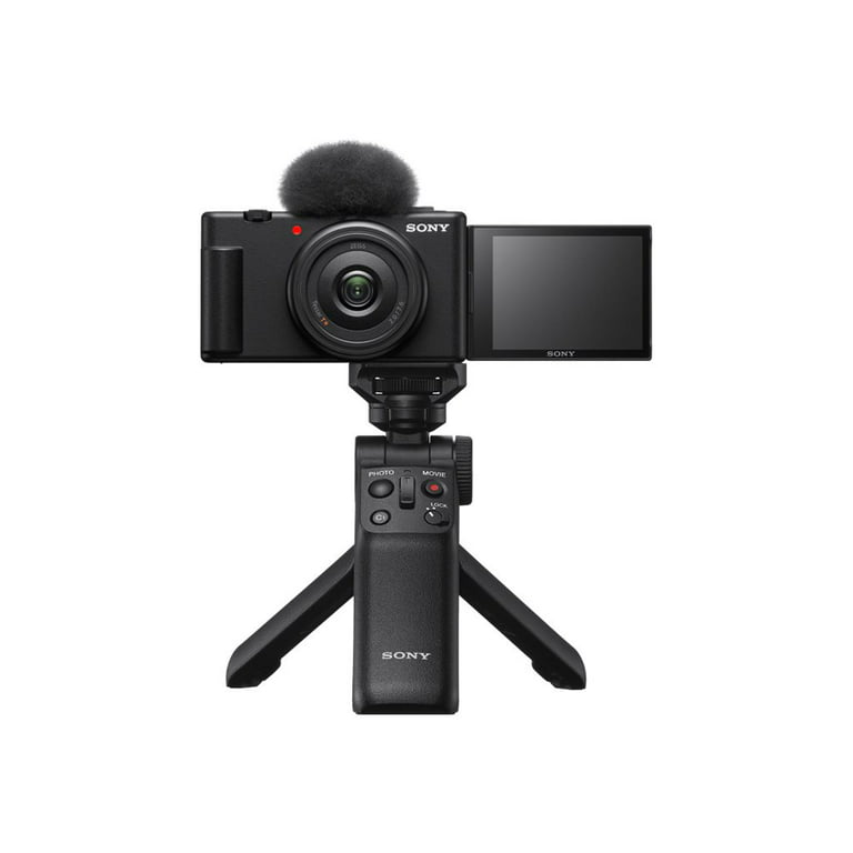 Wi-Fi, 4K - / - black ZV-1F - - - - 20.1 ZEISS camera Sony - MP fps Bluetooth 30 compact Digital