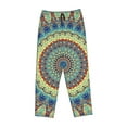 thumbnail image 4 of Balery Round Mandala1 print Women's Pajama Pants,Ultra Lightweight Pjs,Lounge Pant-Large, 4 of 9