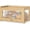 Natural, variant on Bamboohomie White Bread Box, Clear Bread Box for Counter, 4-Side Bamboo Storage, Transparent 4 Sides, White