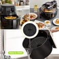 thumbnail image 6 of Round Air Fryer Silicone Liners,8 Inch Reusable Food-Grade Silicone Mat, Non-stick Heat Resistant Air Fryer Accessories, 6 of 6