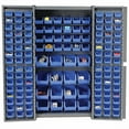 thumbnail image 2 of Global Industrial Bin Cabinet with 136 Blue Bins, 38x24x72. Assembled, 2 of 7