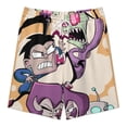 thumbnail image 3 of Invader Zim Dib Gaz Short Sweatpants Summer Daily Cozy Lounge Shorts 3D Printed Beach Shorts Sweatpants With Drawstring And Pockets, 3 of 7