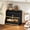 Bamboo-Black, variant on CBJCBJ Natural Bamboo Bread Box with Cutting Board and Roll Top, 2-Tier Large Wood Bread Bin for Kitchen,Wood