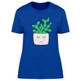 thumbnail image 1 of Cute Smiley Cactus Doodle Tee Women's -Image by Shutterstock, 1 of 1