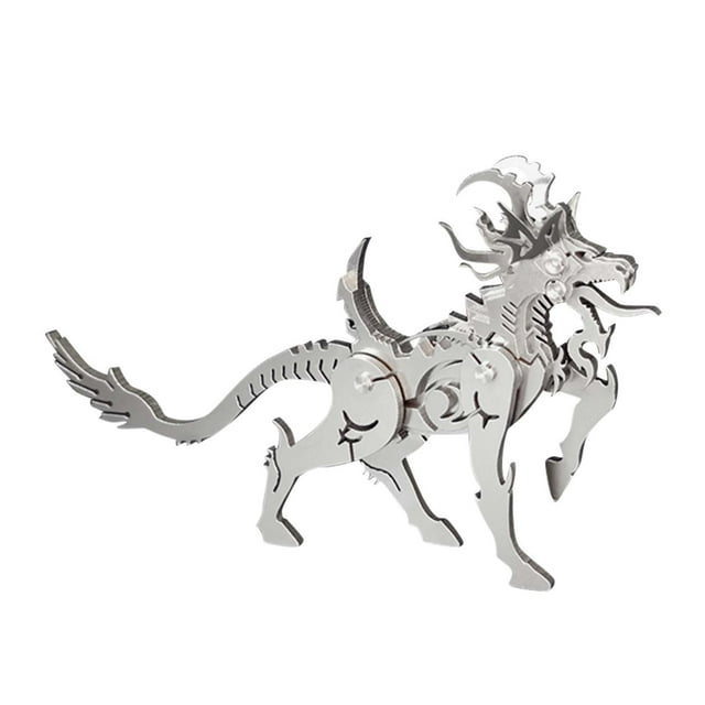 Steel 3D Metal Puzzle Puzzle Animal Small Metal Stainless DIY Toys Mini Model Puzzle Toy