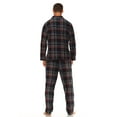 MarCielo Men's Fleece Pajamas, Classic Premium Plaid Flannel Fleece