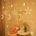 thumbnail image 3 of Ramadan Decoration 2024 Star Moon Led Curtain Garland String Light Islam Muslim Party Decor for Home Gift EID Mubarak Supplies, 3 of 7