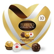 Ferrero Collection Fine Assorted Confections Heart Box, Premium Chocolate Gift for Valentine’s Day, 3.8oz
