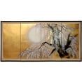thumbnail image 2 of Oriental Furniture 36" Oriental Furniture Gold Leaf Sakura Blossom, wall art, wall décor, hand painted, decorative item, oriental piece, living area, 2 of 2