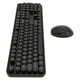 thumbnail image 5 of Combo de teclado y mouse, teclado inalámbrico y teclas de mouse, teclado mecánico, teclado retro punk, el mejor de su clase, 5 of 8
