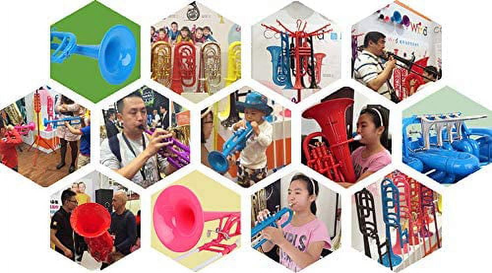 Cool Wind CTR-200 Series Plastic Bb Trumpet Orange