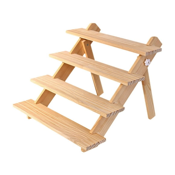 Xuanheng Wooden Retail Display Riser Frame Ear Holder for Perfume Flower Pot
