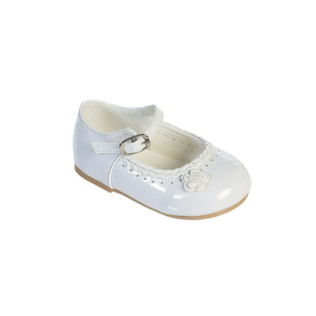 Black Patent Mary Jane Shoes - Dempsey Marie Girl's Special Occasion Patent Leather Mary Jane Style Dress Shoes