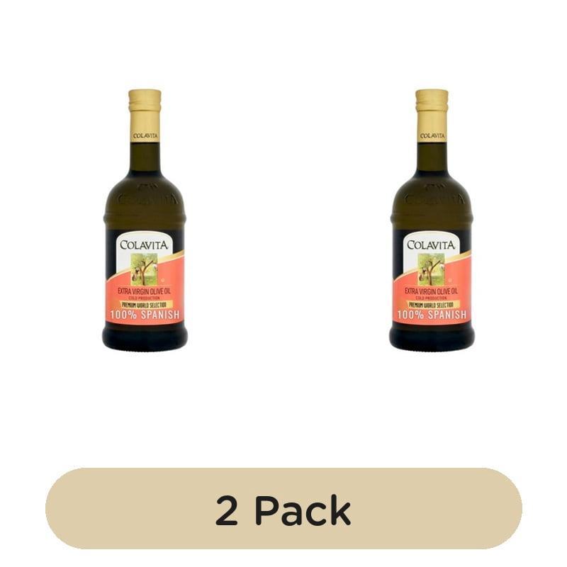Colavita Spanish Extra Virgin Olive Oil 750ml, British Import (Pack of 2)