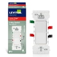 thumbnail image 1 of Interruptor basculante Leviton Lever Edge 15A, 3 vías E5603-SW, color blanco, 1 of 8