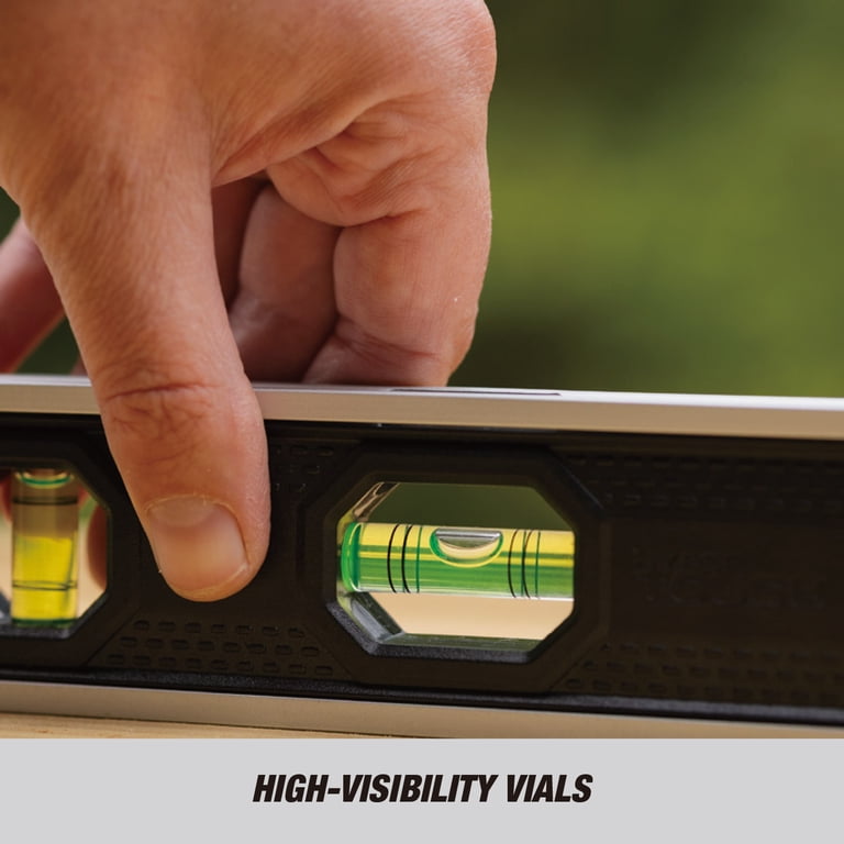 Hyper Tough 12-Inch Magnetic Torpedo Level, 4 Vials photo 4