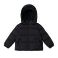 thumbnail image 5 of SuTry Boys Solid Color Thickened Hooded Windproof Down Cotton Jacket Warm Fall Winter Coat Outerwear for Kids 3-110 Years(Black,3-4 Years), 5 of 9
