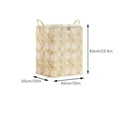 thumbnail image 2 of Bigersell Storage Bags for Clothes, Clothing Moving Bags with Zipper Floral Print Fabric Foldable Blanket Storage Bins for Closet Organizers Storage Containers D One Size, 2 of 2