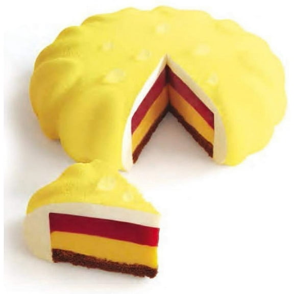 Pavoni Pavoflex Silicone Baking Mold Freezing Mould, Disc 5.51" Diameter x 1.18" High, 8 Cavities