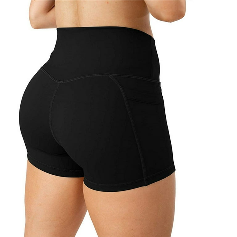 Podplug Yoga Pants with Pockets, Women's High Waist Yoga Short