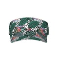 thumbnail image 2 of Kdxio Tropical Leaves Print Sun Visor Hat Golf Visor Adjustable Velcro Outdoor Sports Cap for Men Women, 2 of 7