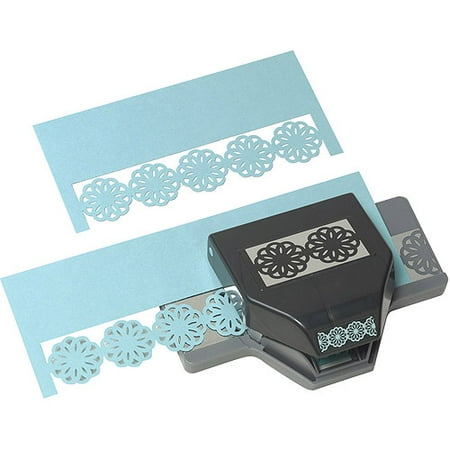 Slim Large Edger Punch, Abstract Flower