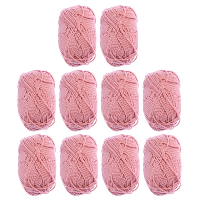 Weiweiguan 10 rolls of DIY Handmade Weaving Rope Practical Knitting Rope Cotton Rope for Sweater