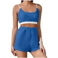 thumbnail image 2 of Pijama de moda para mujer con tapete en el pecho, suelto, con tiras elásticas, color liso, para invierno, para el hogar, top de poliéster para mujer, 2 of 8