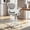 White-Gray, variant on TMV Drafting Chairs Adjustable Height Desk Chair, Ergonomic Office Chair with Foot Rest, Computer Chair,White-Pink