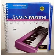 Saxon Math Intermediate 4 Teacher's Manual Volume 1 9781600326042 1600326048 - New