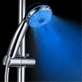 thumbnail image 4 of 3 Mode Adjustable LED Shower Head Temperature Sensor RGB 3 Color Bath Sprinkler, 4 of 12