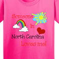 thumbnail image 4 of Inktastic Someone in North Carolina Loves Me Youth T-Shirt, 4 of 5