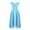 Sky Blue, variant on TiaoBug Flower Girls Chiffon Junior Bridesmaid Dress Off Shoulder A Line Gown