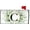 Spring Monogram C Mailbox Cover, variant on Spring Eucalyptus Leaves Monogram Letter H Mailbox Cover Magnetic 21x18 Inch, Family Last Name Initial Post Letter Box Covers, Spring Summer Seasonal Outdoor Yard Garden Standard Mailbox Decor
