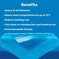 thumbnail image 5 of In The Swim 20' x 50' Premium Blue Rectangle Solar Pool Cover 12 Mil For Solar Heating Above Ground Pools and Inground Pools 12MIL 20X50RECT, 5 of 8