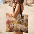 thumbnail image 5 of Cute Colorful Flower Waterproof Picnic Blanket with Foldable Zipper, Suitable for Outdoor Use, Suitable for Travel, Camping, Beaches, Parks, Grasslands, Picnic Blanket Accessories, 5 of 8